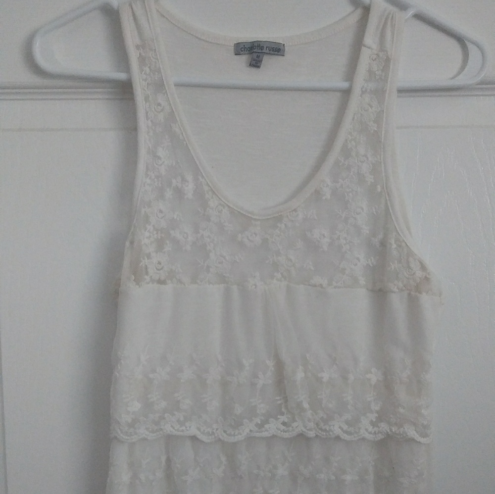 Charlotte Russe Lace Tank